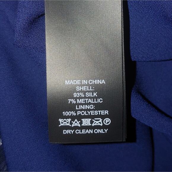 Kate Spade Night Sky Dot Skirt Rich Navy Size 8 - Picture 11 of 12